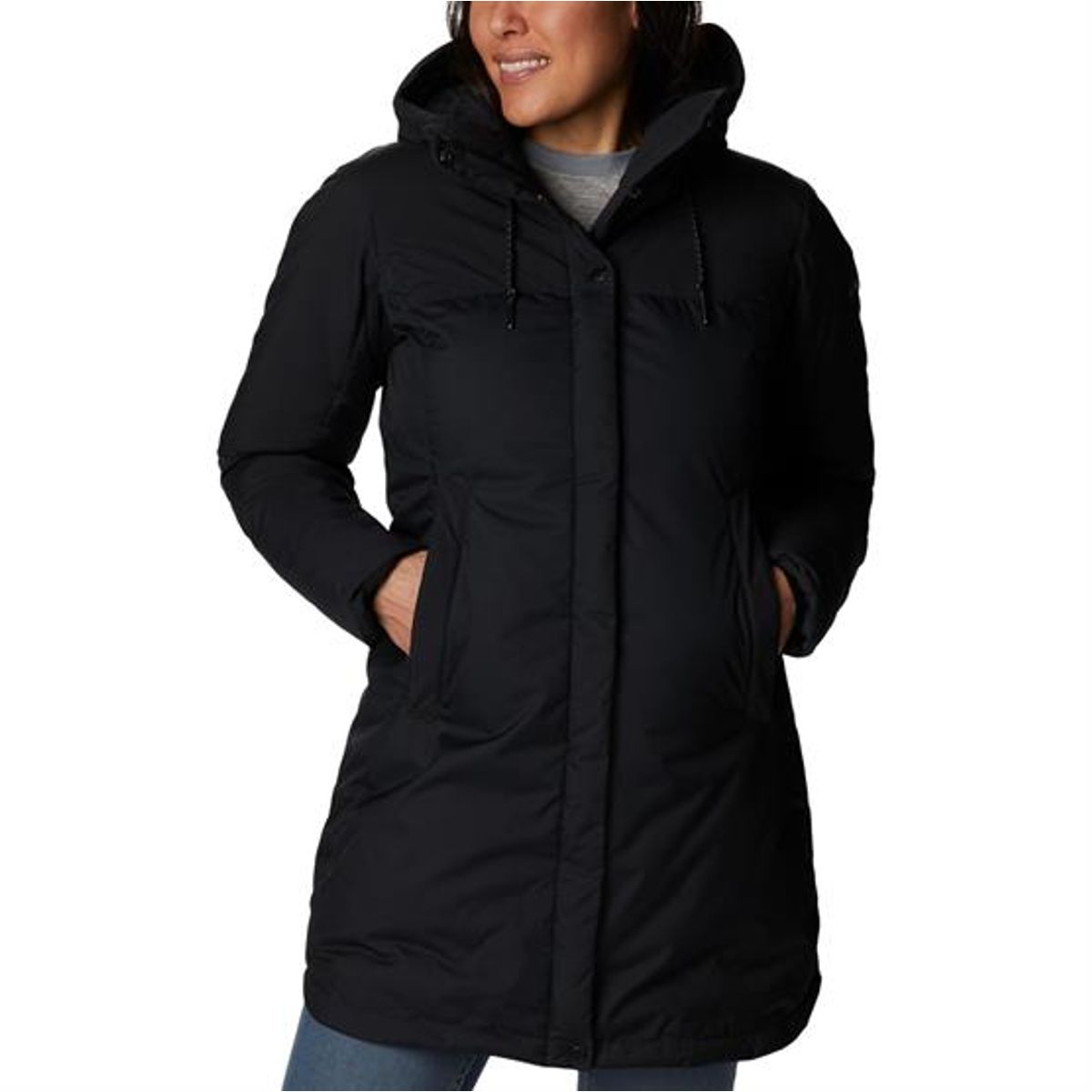 Columbia Mountain Croo II Mid Down Jacket Womens, Black