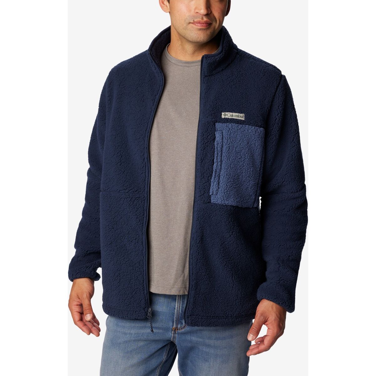 Columbia - Mountainside Heavyweight Fleece (Blå) - L