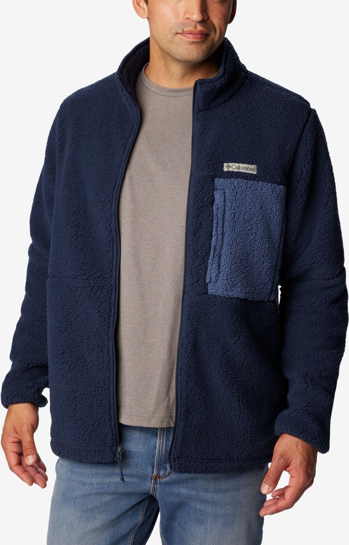 Columbia - Mountainside Heavyweight Fleece (Blå) - M