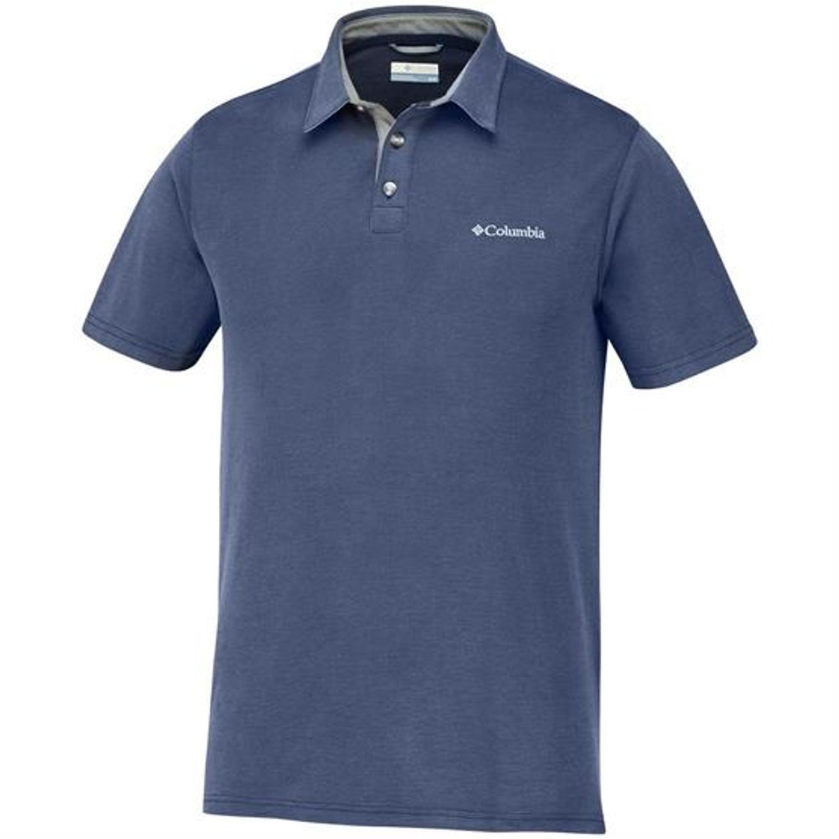 Columbia Nelson Point Polo Mens, Collegiate Navy