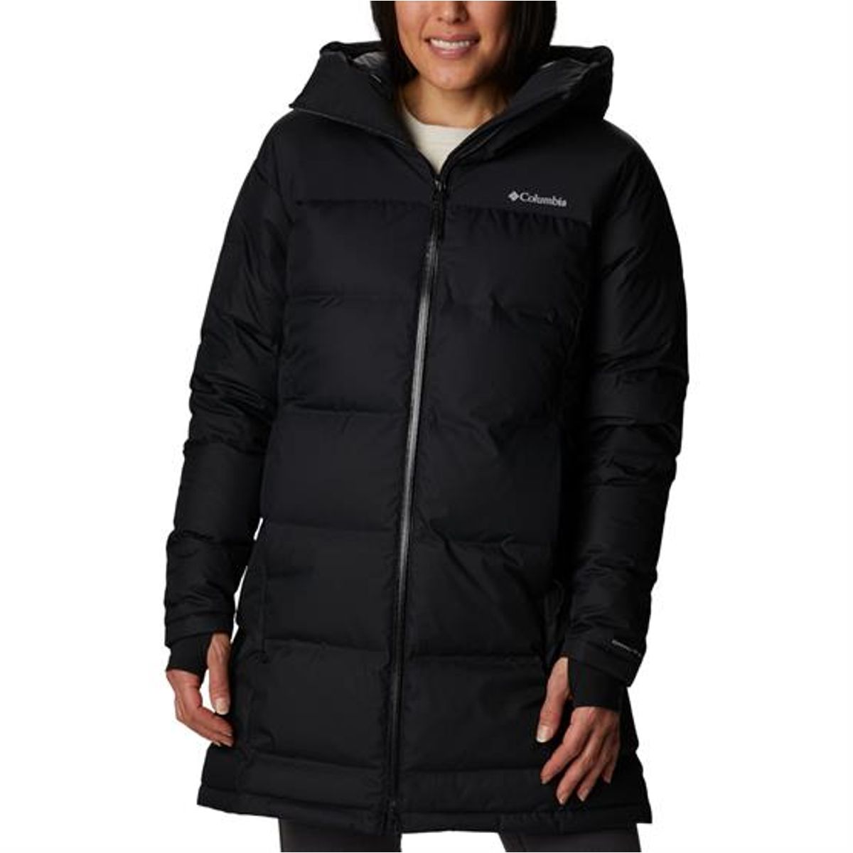 Columbia Opal Hill Mid Down Jacket Womens, Black