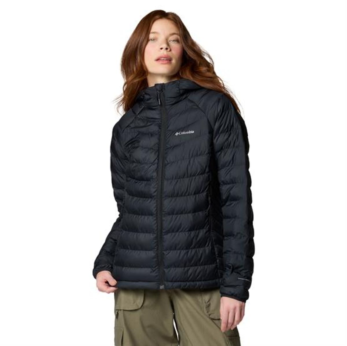 Columbia Powder Lite II Hooded Jacket Womens, Black