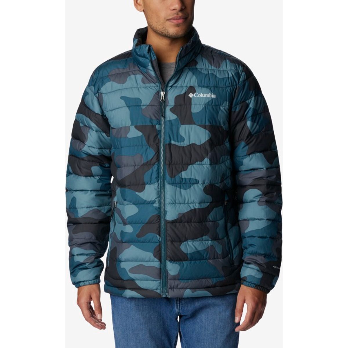 Columbia - Powder Lite jakke (Camo) - M