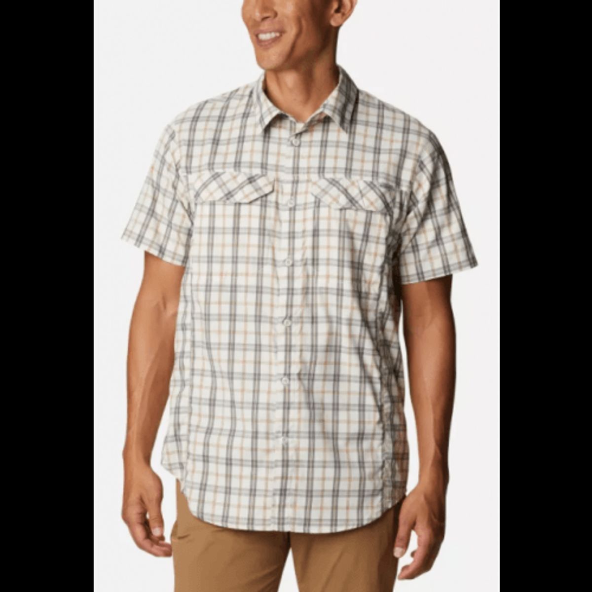 Columbia Silver Ridge Lite Plaidâ¢ SS Skjorte Chalk Switchback Madras