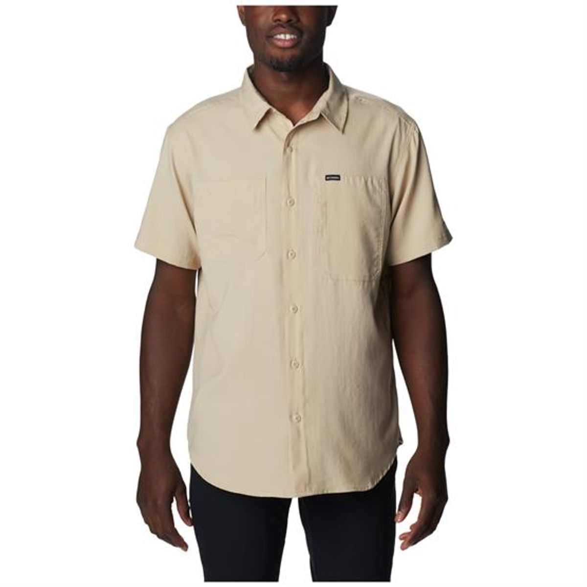 Columbia Silver Ridge Utility SS Shirt Mens, Ancient Fossil