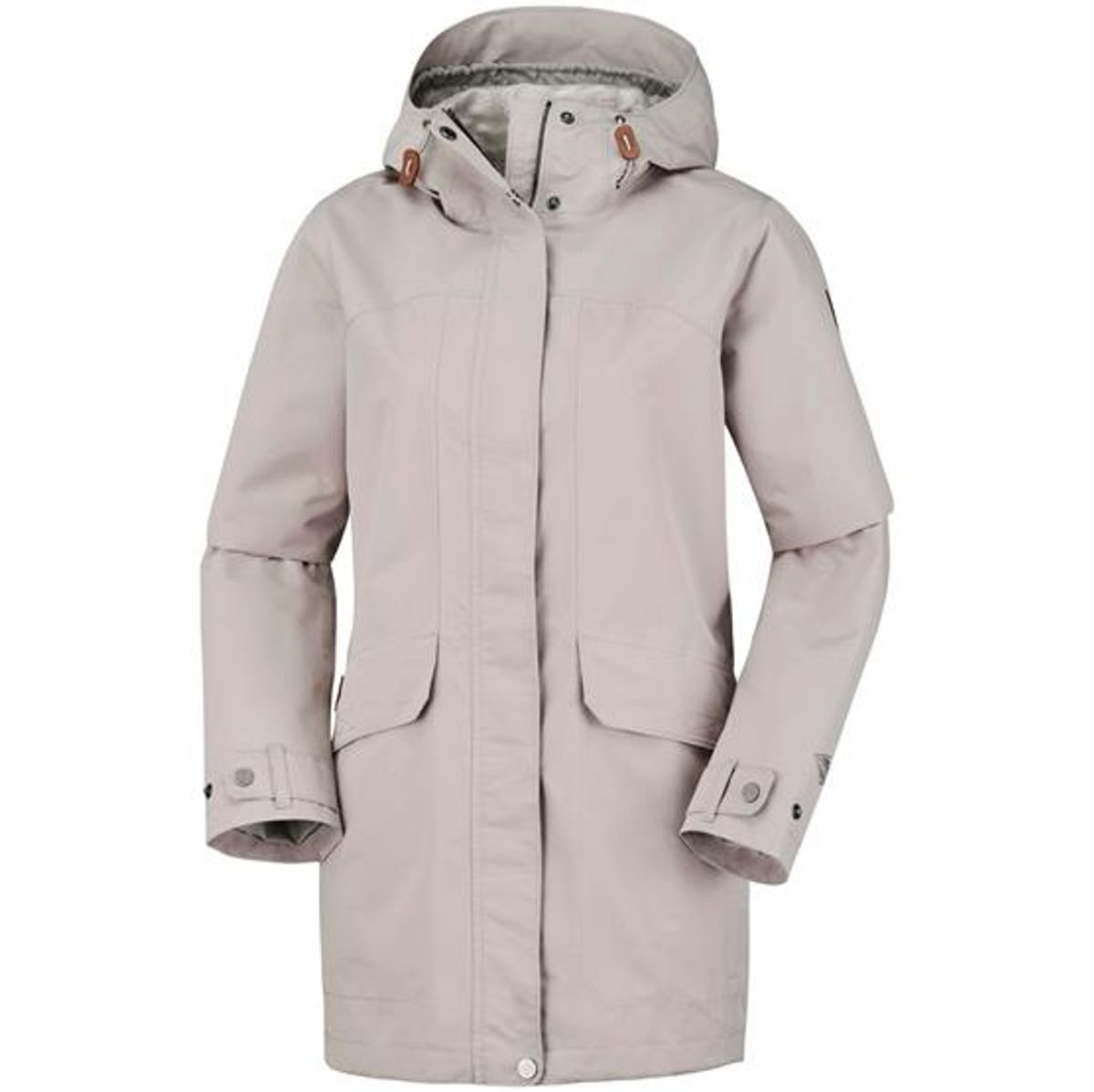 Columbia South Canyon Long Hooded Jacket Womens, Flint Grey