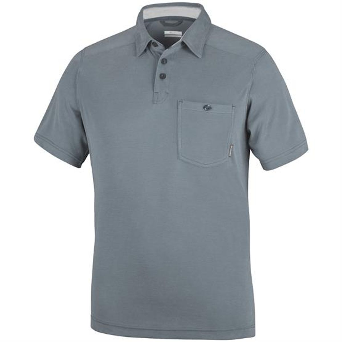 Columbia Sun Ridge II Novelty Polo Mens, Grey Ash