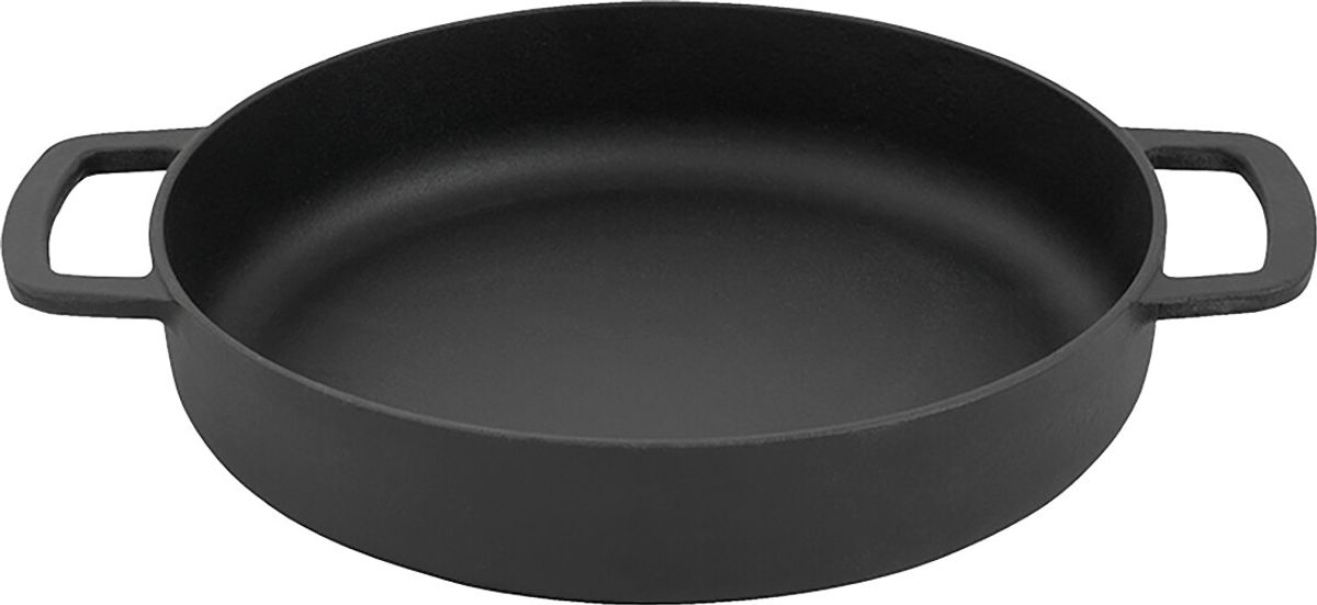 Combekk - Sous-chef Double Handle Cast Iron Frying Pan, 24 Cm