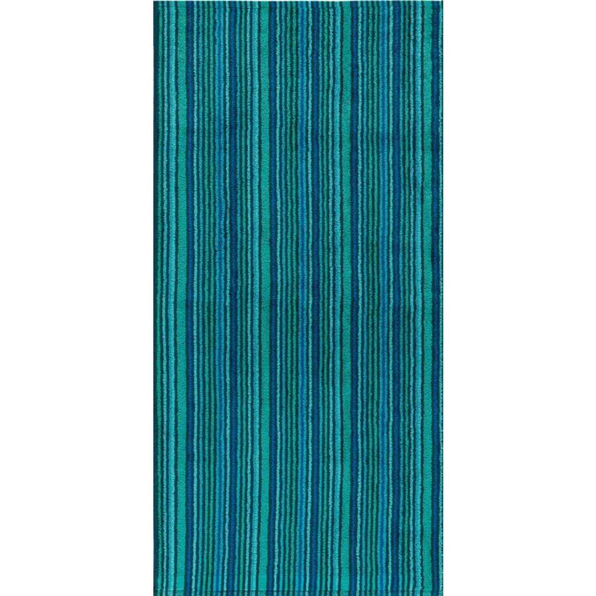 Combi Stripes grøn-Badehåndklæde 70 x 140 cm