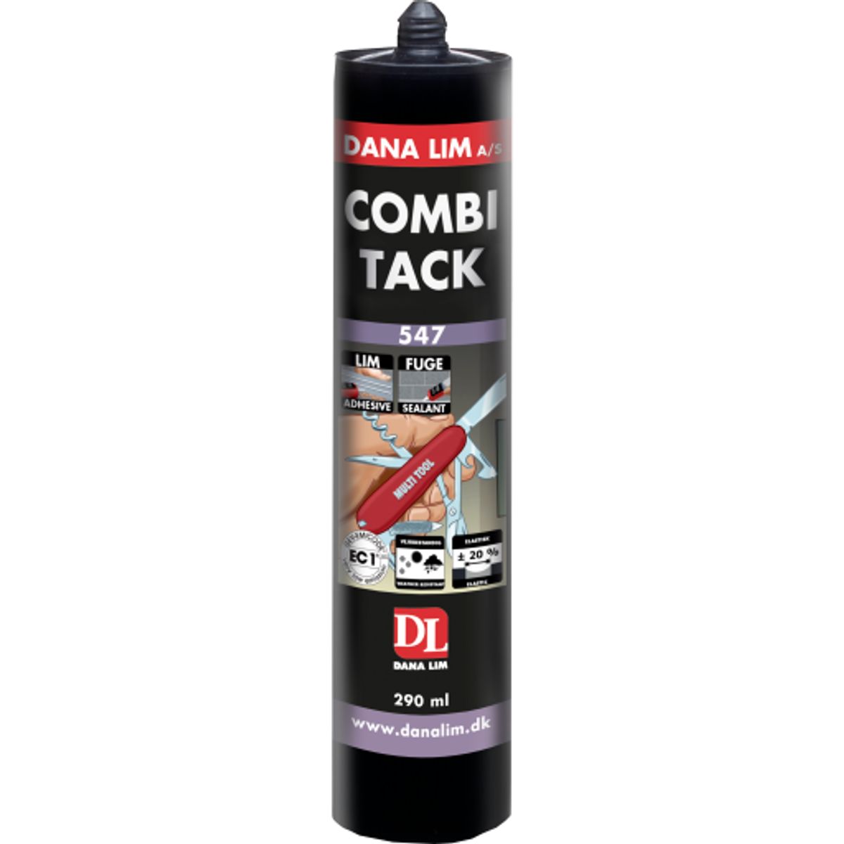 Combi Tack 547 Hvid 290 ml