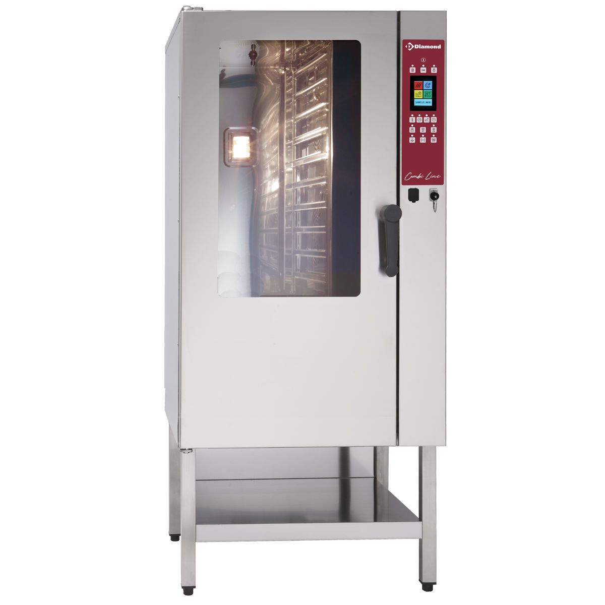 Combisteamer - Konvektion og damp 15 GN 1/1 touch screen / auto clean