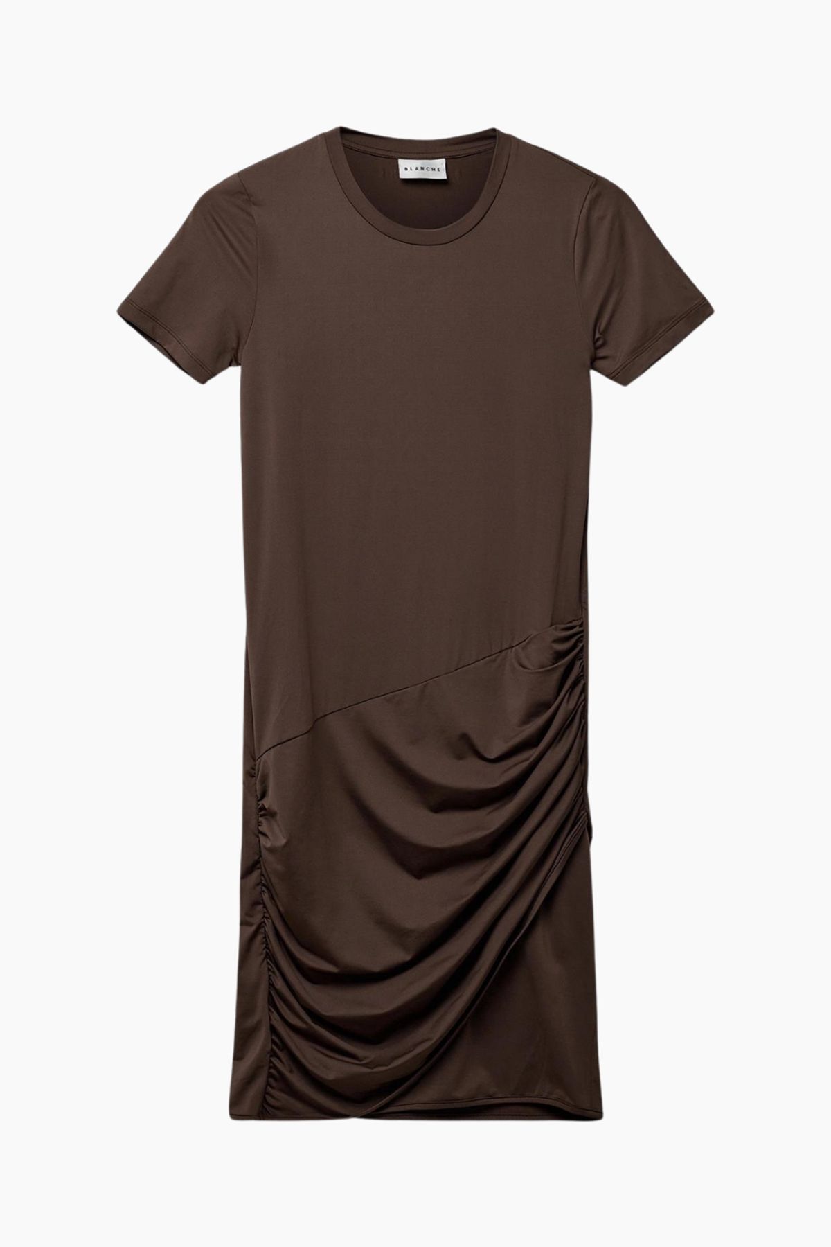 Comfy-BL Drape Dress - Chocolate Martini - Blanche - Brun L