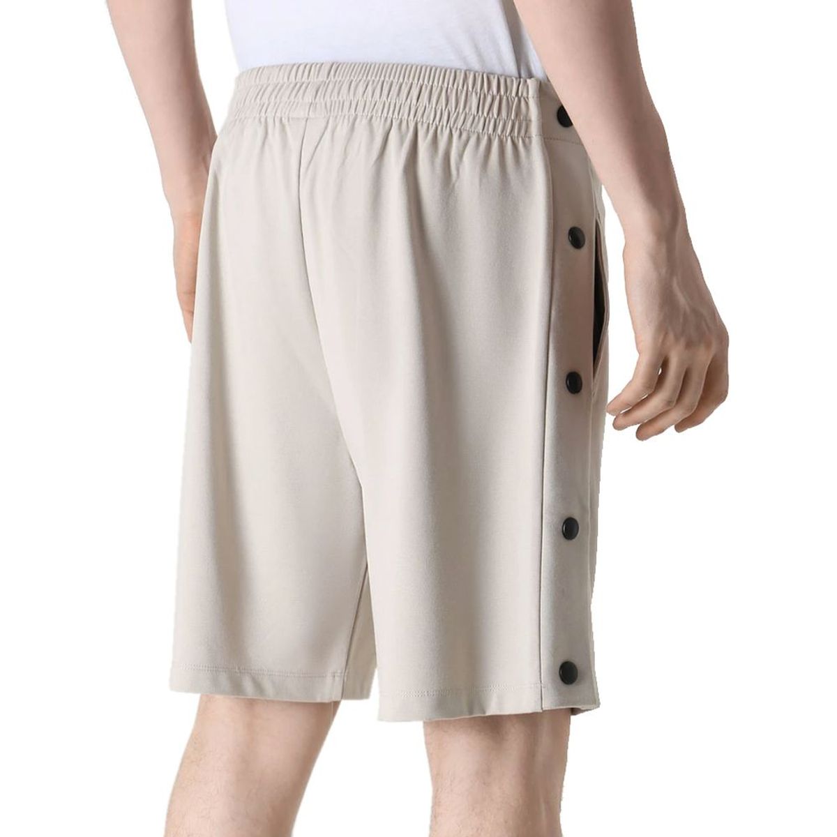 Comme Des Fuckdown Beige Viscose Short