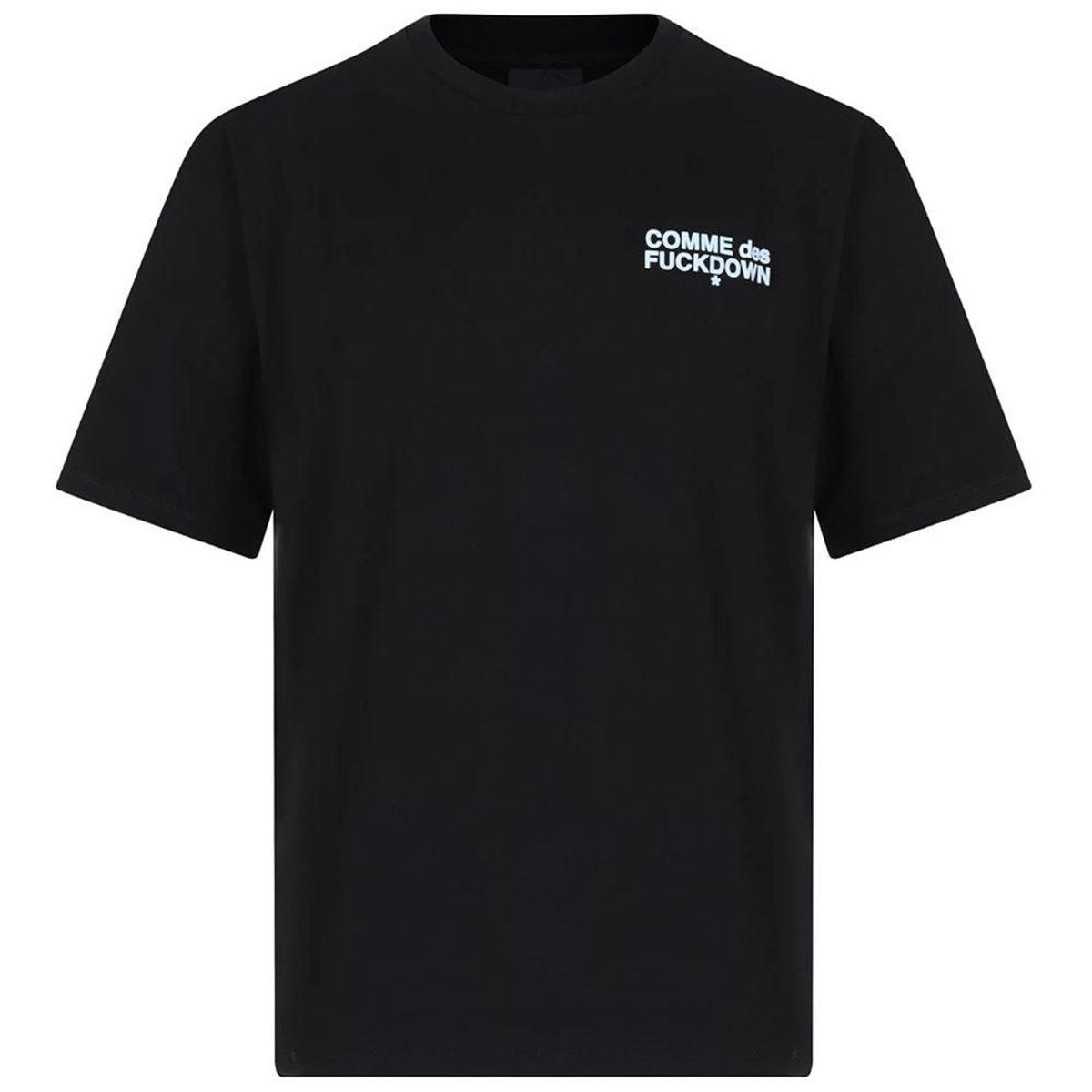 Comme Des Fuckdown Black Cotton T-Shirt