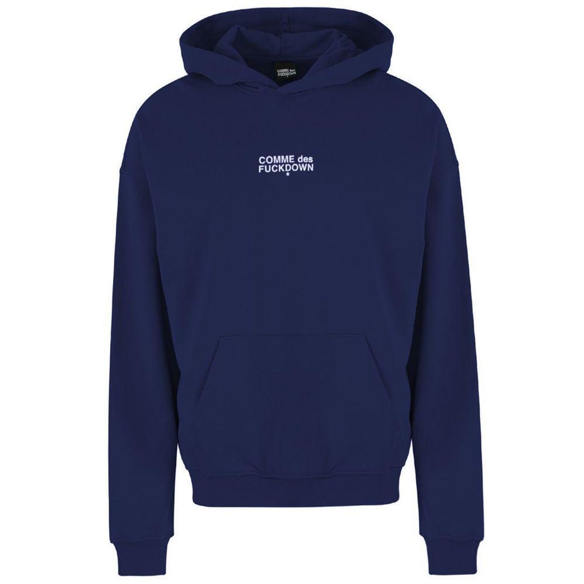 Comme Des Fuckdown Blue Cotton Sweater