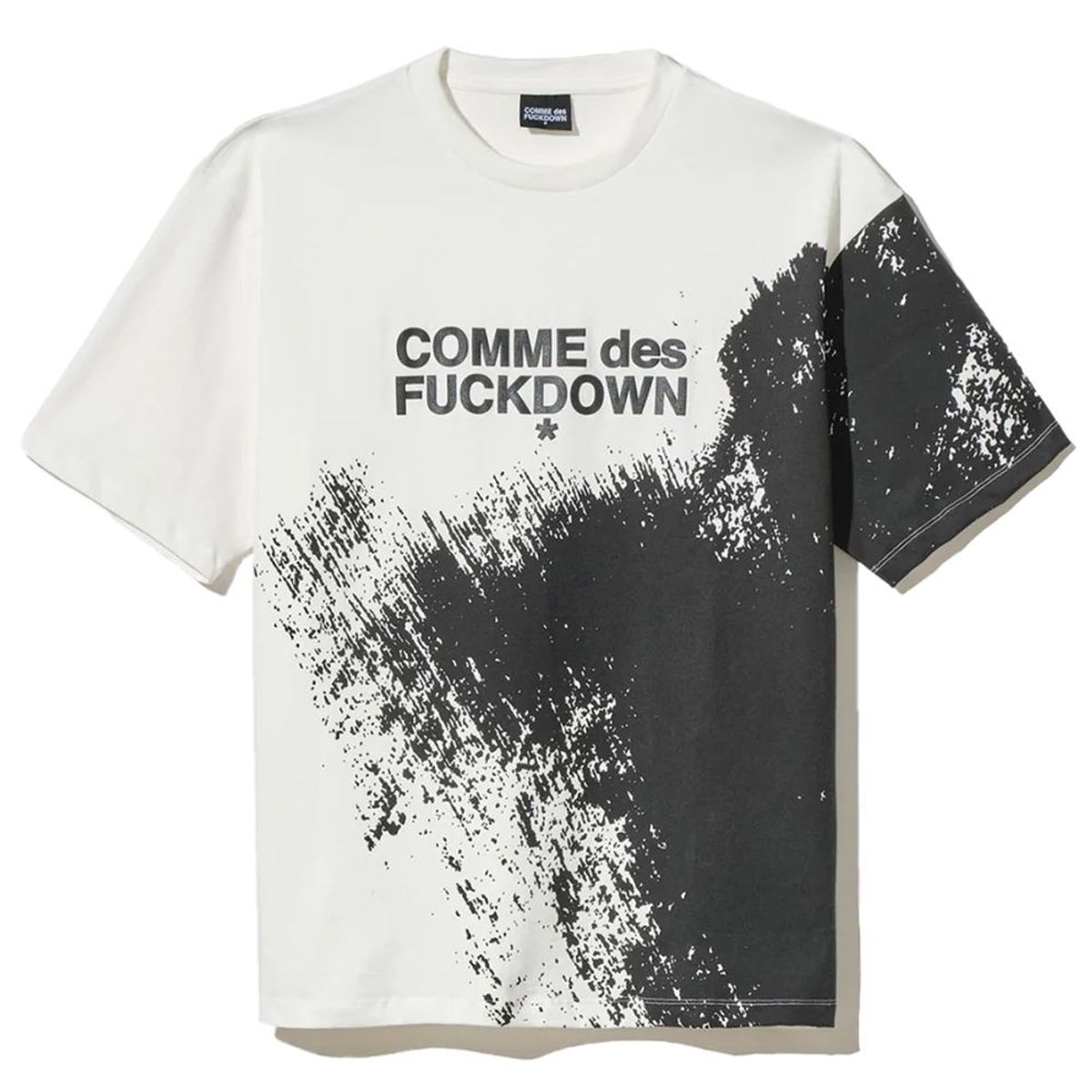 Comme Des Fuckdown White Cotton T-Shirt