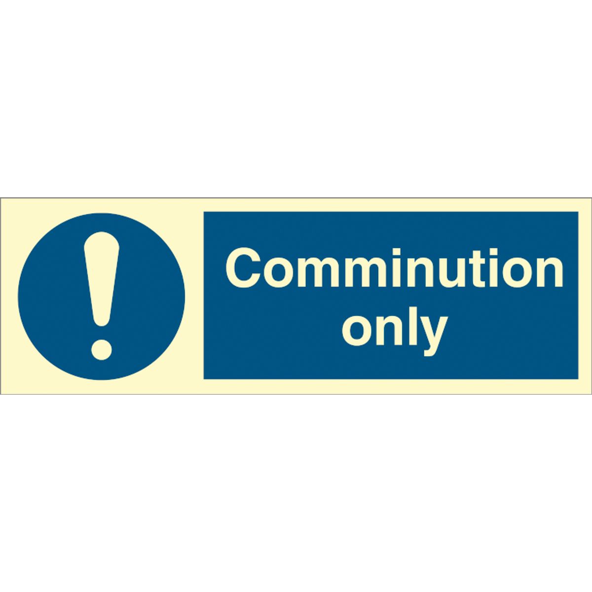 Communication only - Efterlysende Vinyl HI150 - 100 x 300 mm