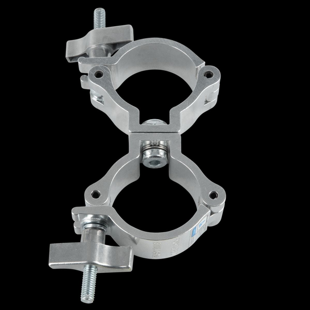 Compact Swivel Coupler WLL: 100 kg - Aluminium - Sølvfarvet