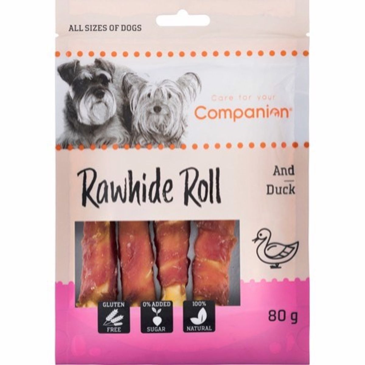 Companion Duck Rolls, 80g