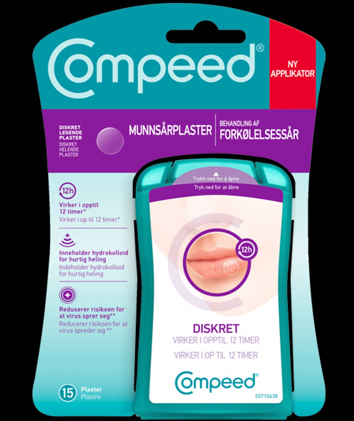 Compeed COMPEED® Diskret forkølelsessår plaster