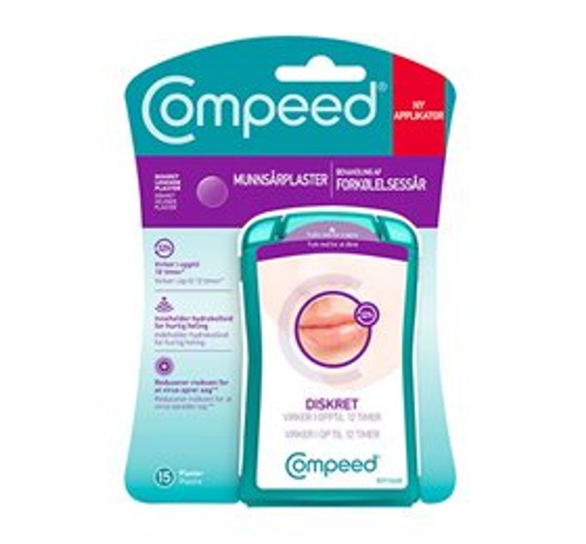 Compeed forkølelsessår 15 stk