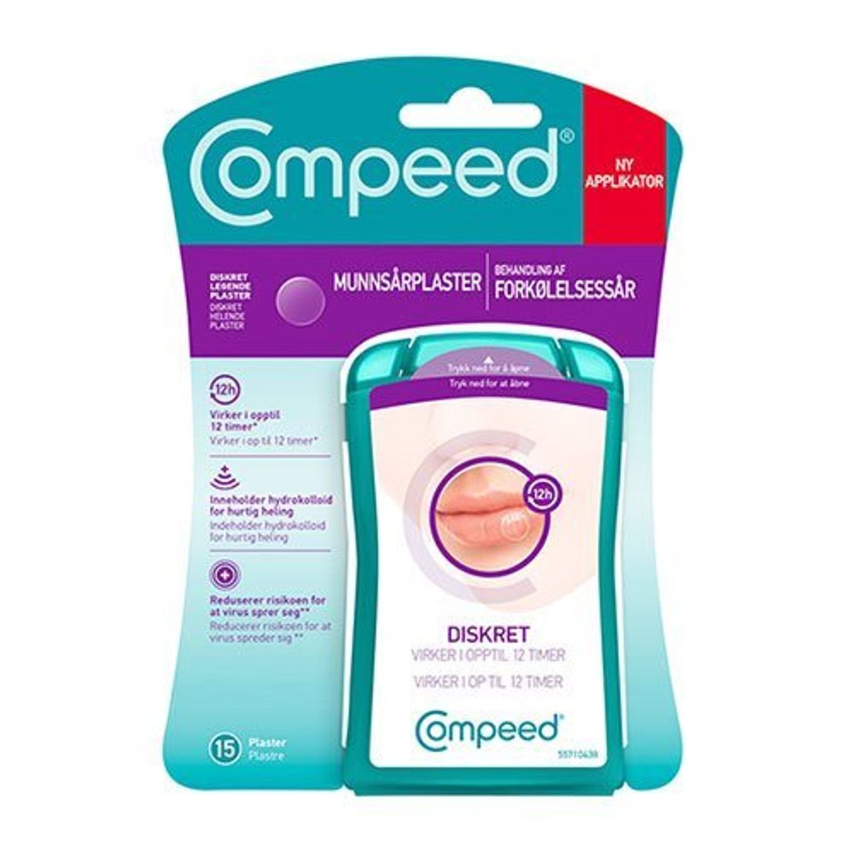 Compeed forkølelssår 15 stk