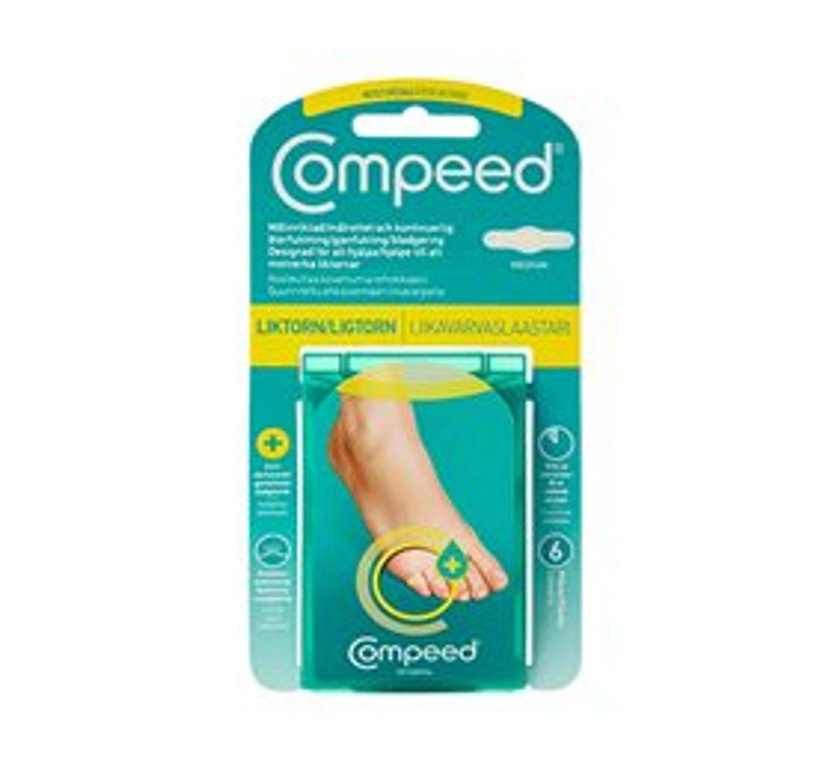 Compeed ligtorn Moist 6 stk