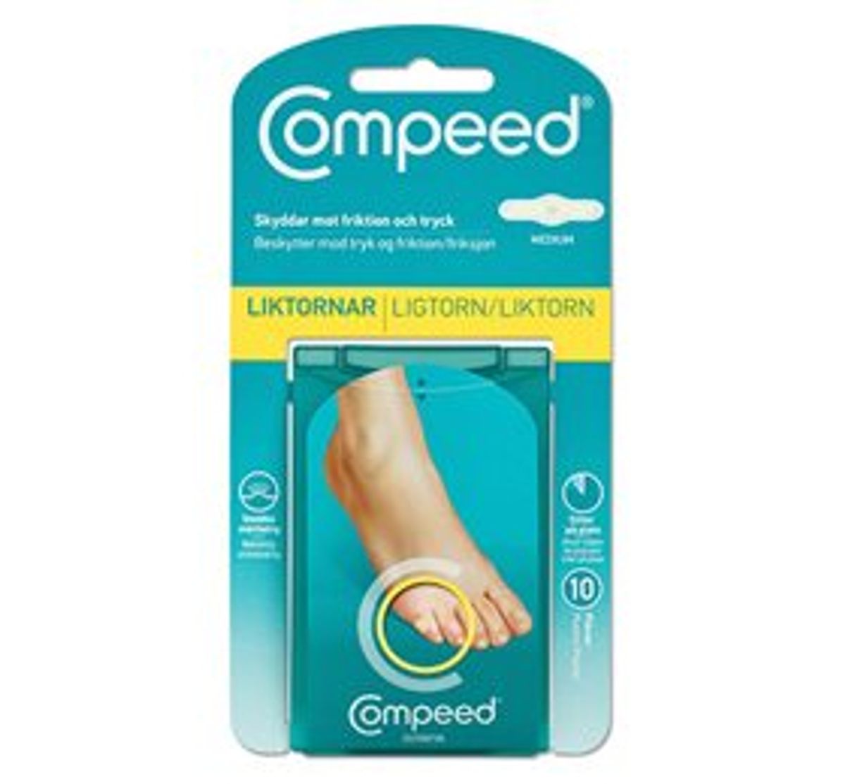 Compeed ligtorn plaster medium 10 stk