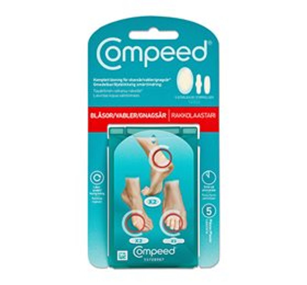 Compeed mix vabel plaster 5 stk