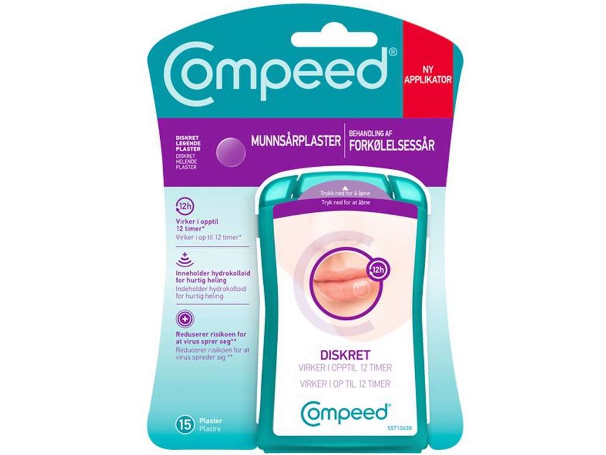 Compeed - Plaster til forkølelsessår - 15 stk.