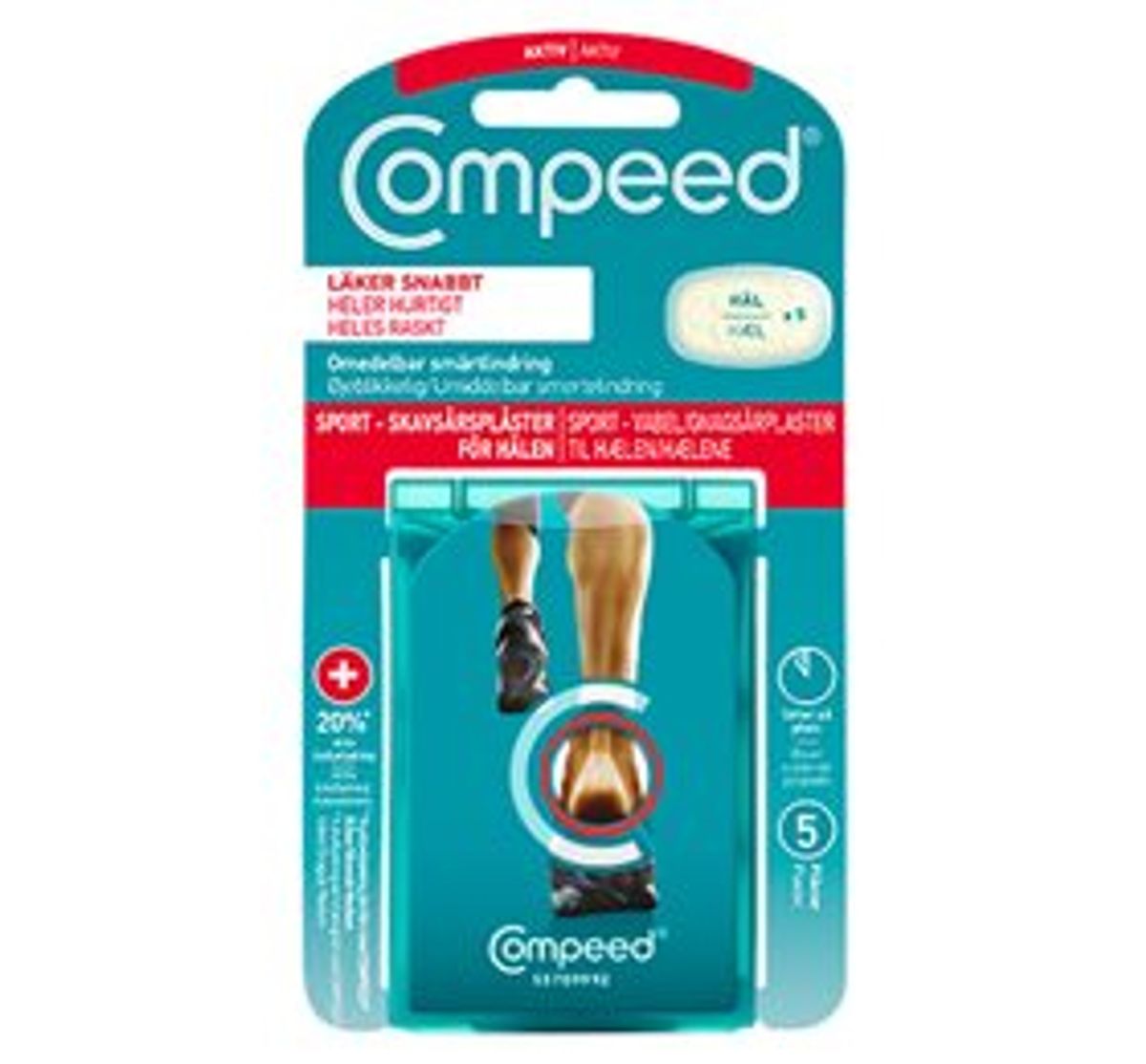 Compeed Sport 5 stk - 5stk.