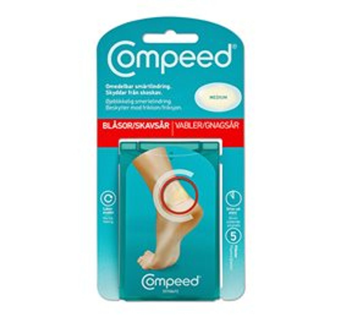 Compeed vabel plaster medium 5 stk