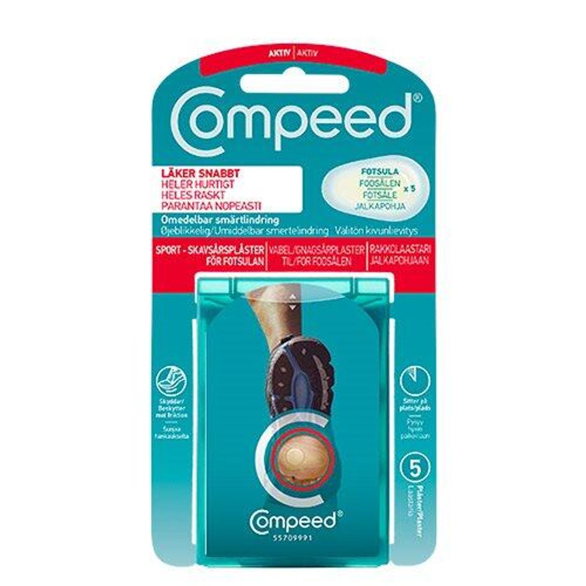 Compeed Vabelplaster Fodsål