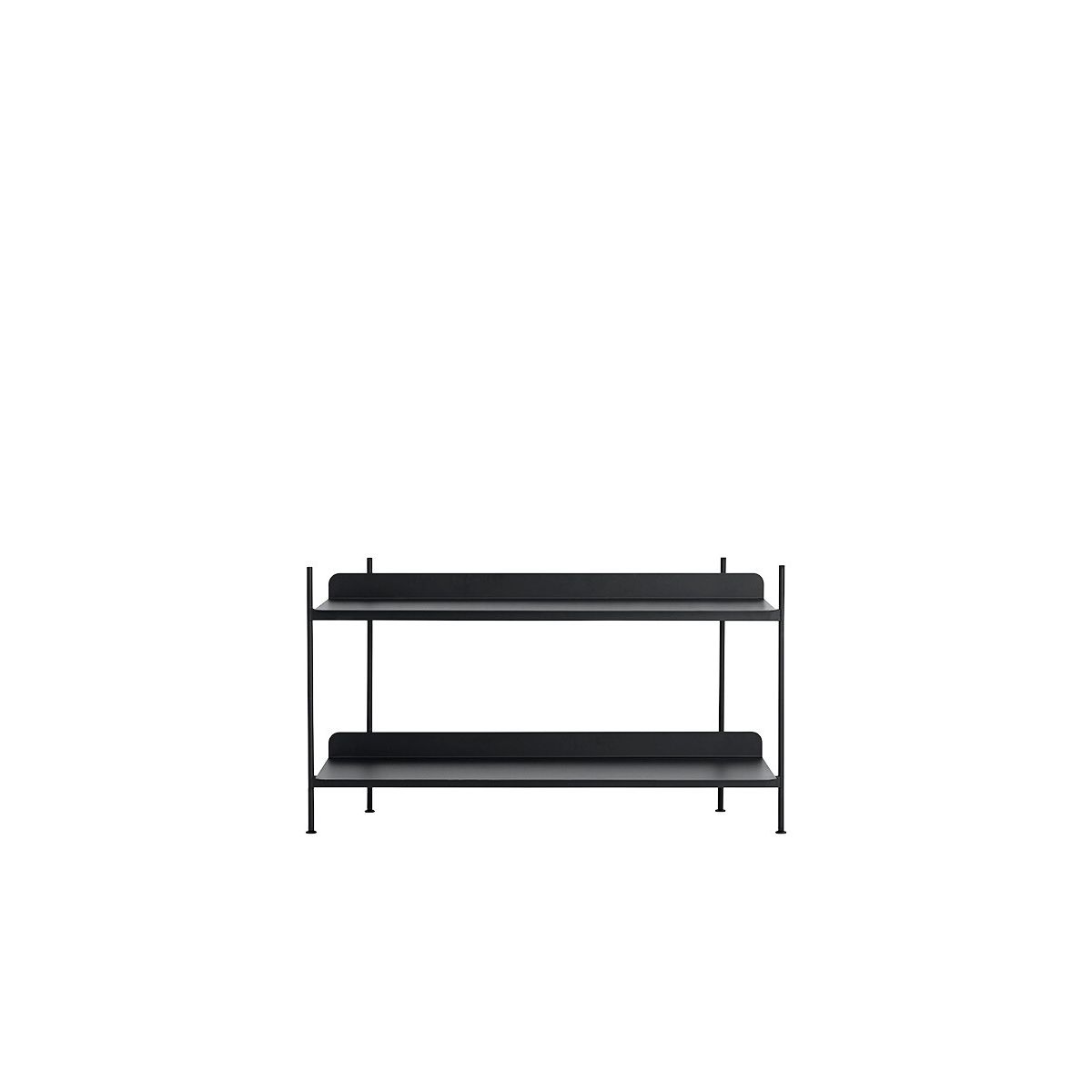 Compile Shelving System, configuration 1 fra Muuto (Black)