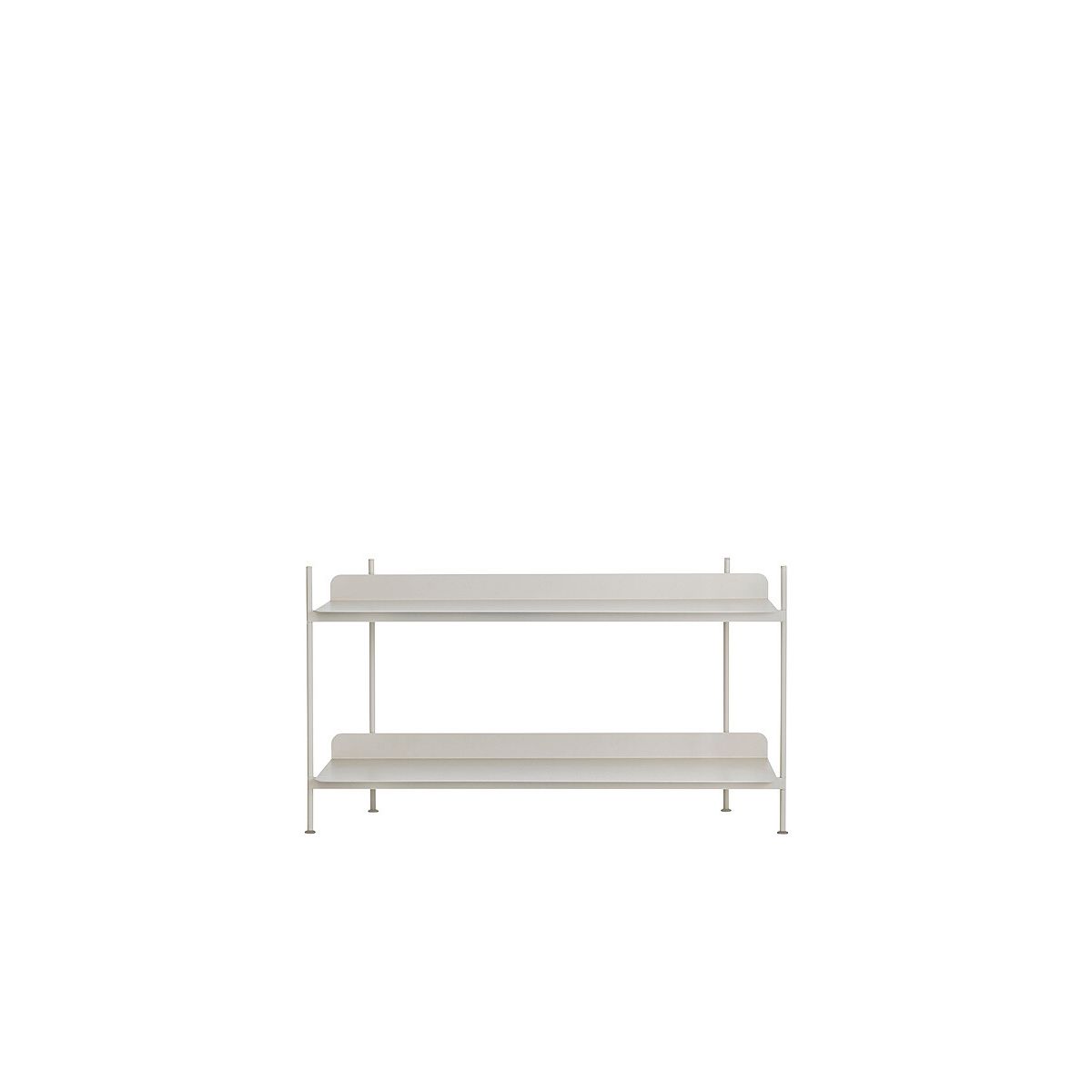 Compile Shelving System, configuration 1 fra Muuto (Grey)