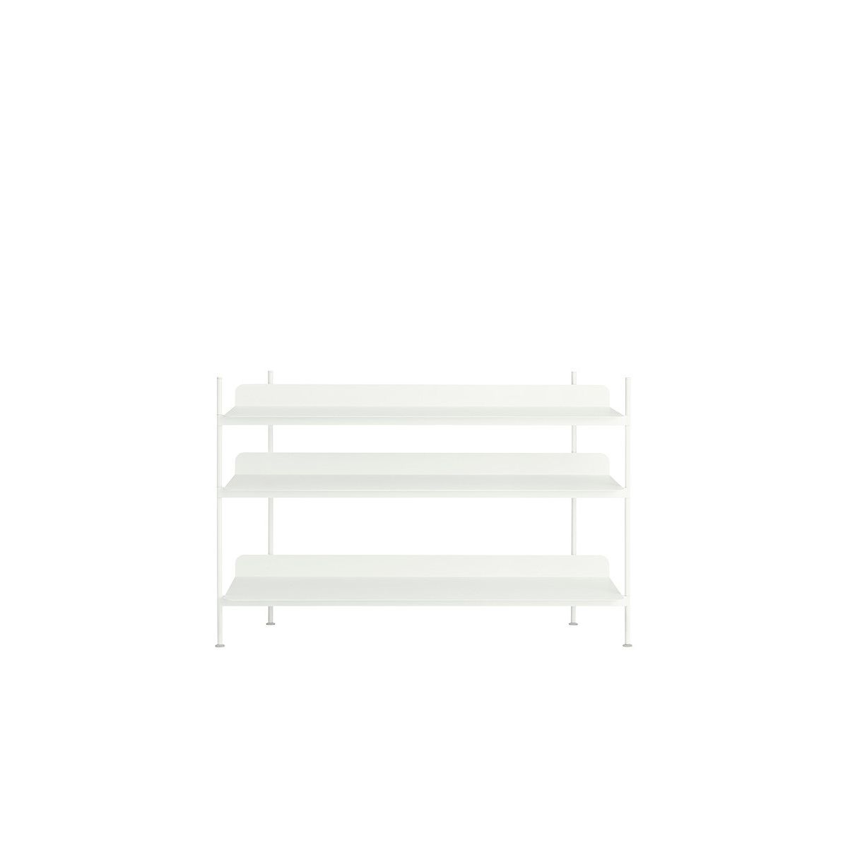 Compile Shelving System, configuration 2 fra Muuto (White)