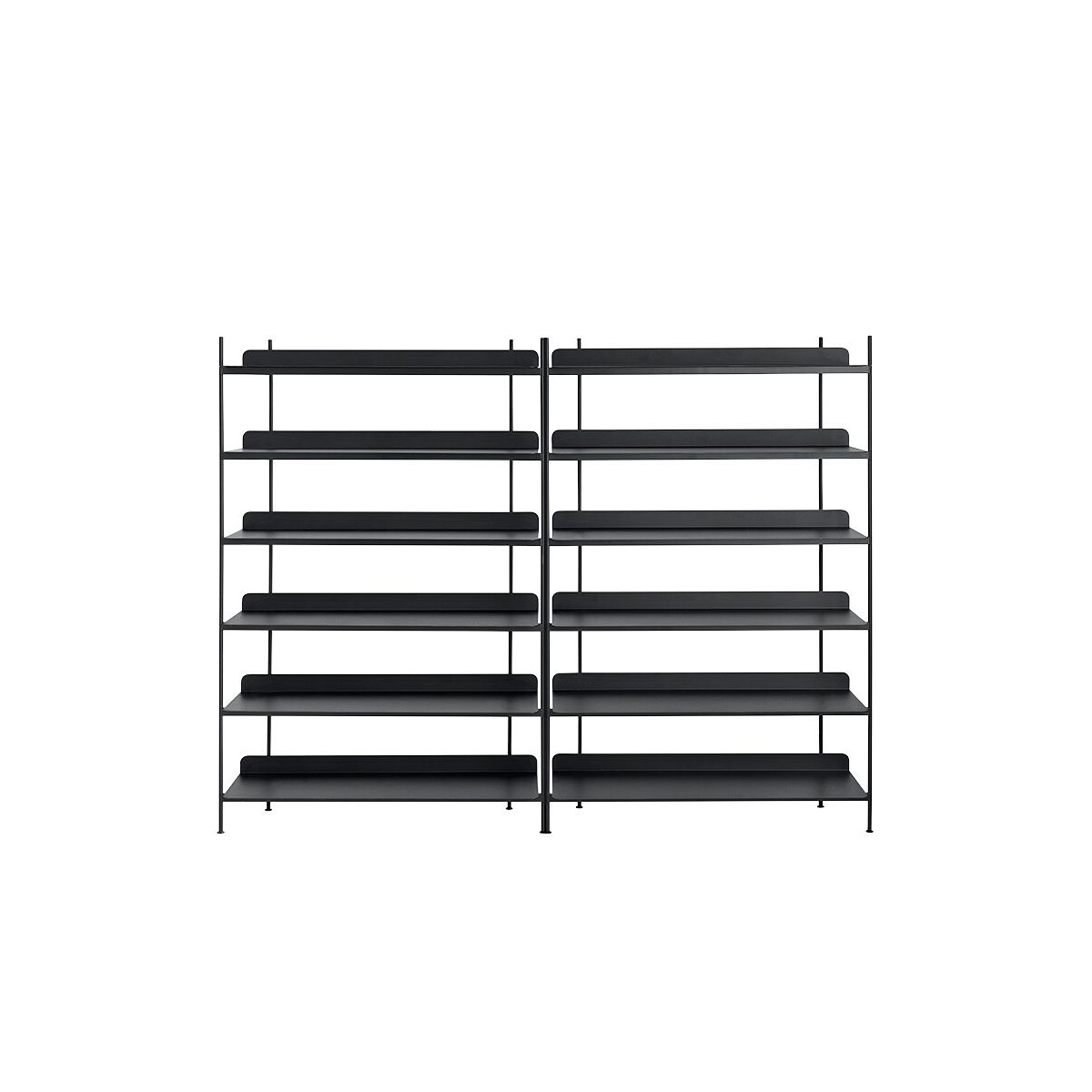 Compile Shelving System, configuration 8 fra Muuto (Black)