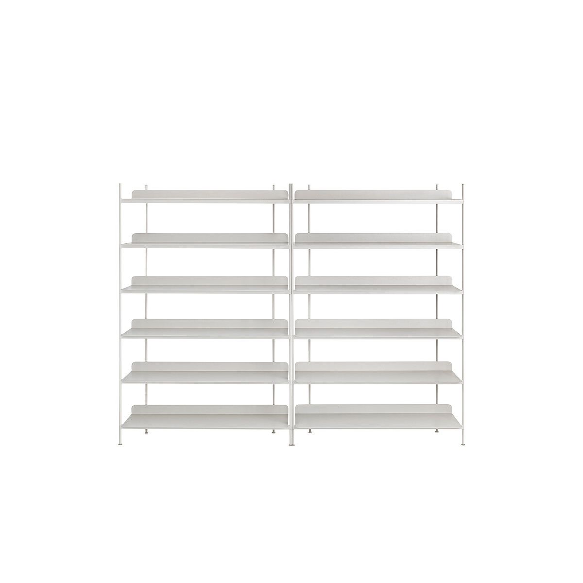 Compile Shelving System, configuration 8 fra Muuto (Grey)