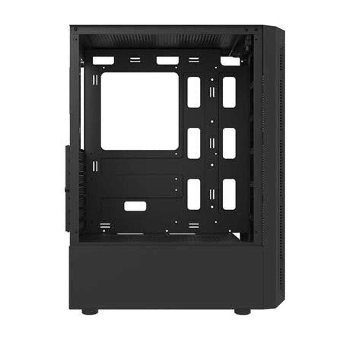 Computer kabinet Darkflash DK300M Micro-ATX med 3 blæsere (sort)