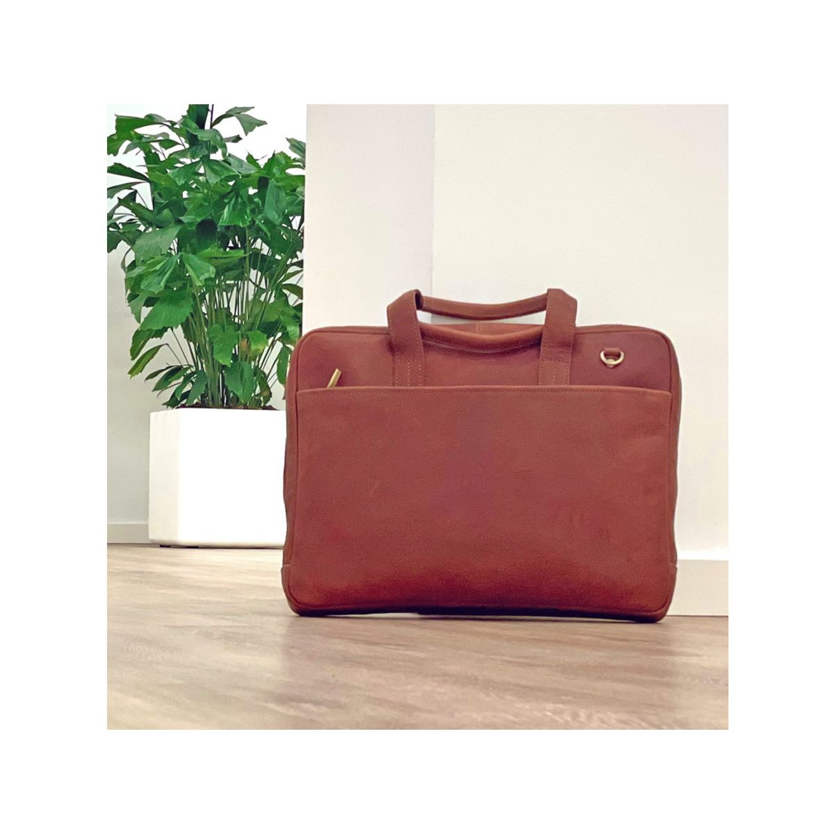 Computertaske 15" Bon Gout Columbia Læder Cognac