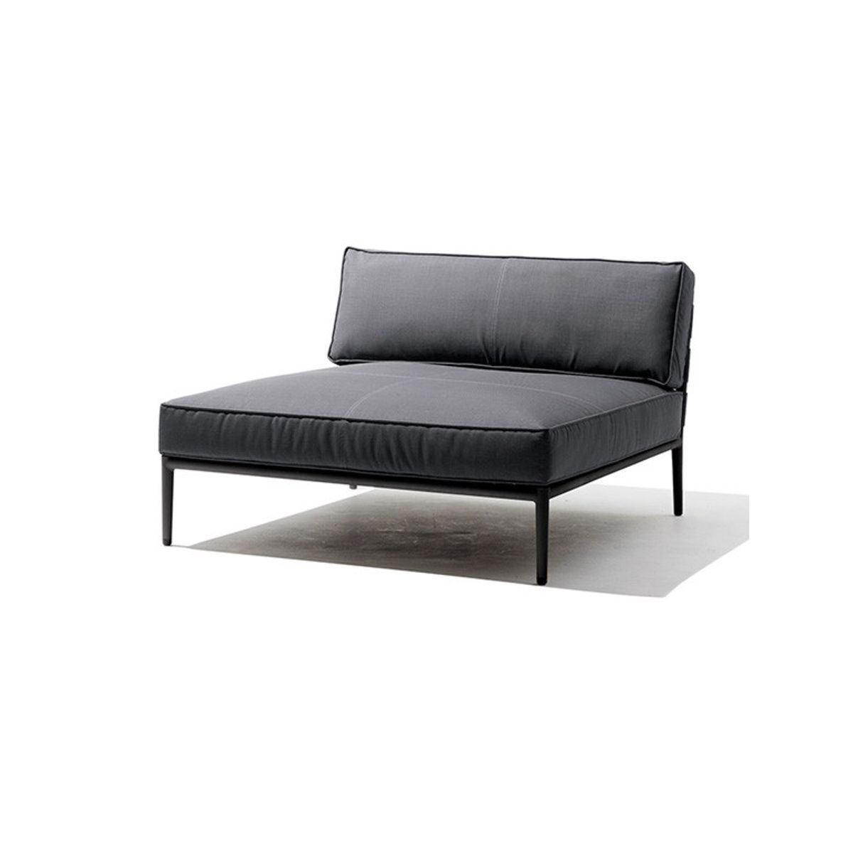 Conic Daybed Modul inkl. Hyndesæt fra Cane-line (Grey)