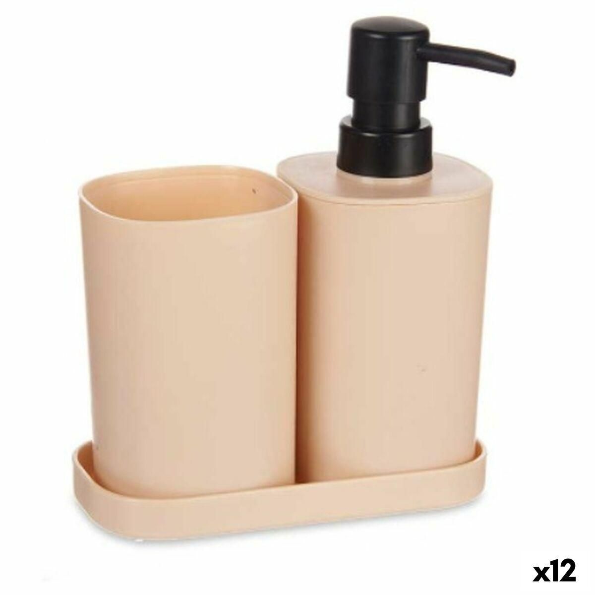 Conjunto de Banho Sort Beige polypropylen (12 enheder)