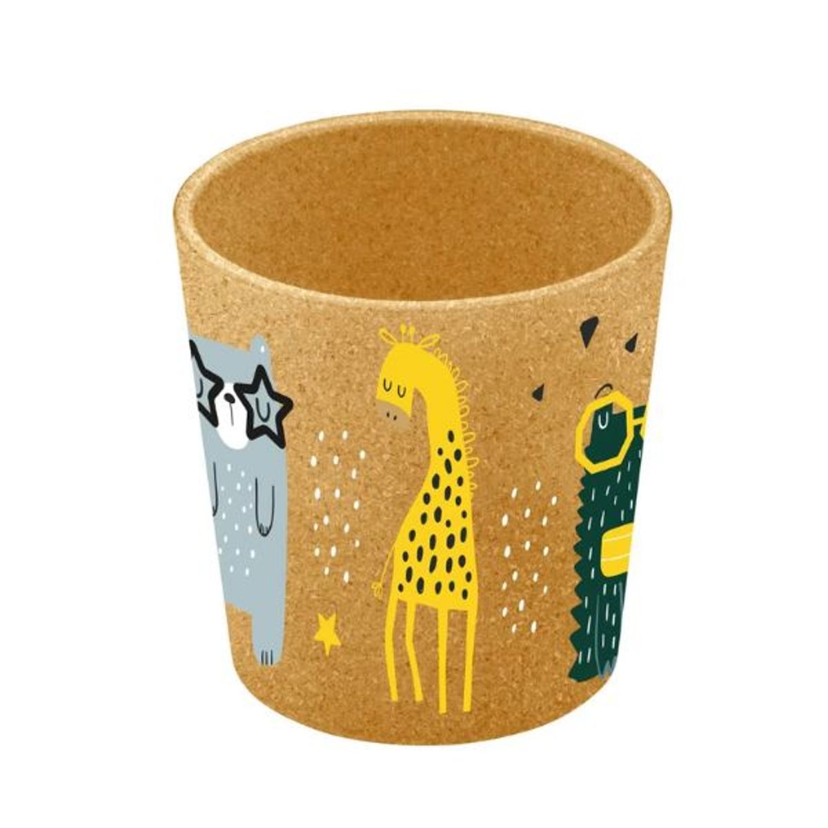 Connect Cup Zoo 190ml 4 Stk. Wood