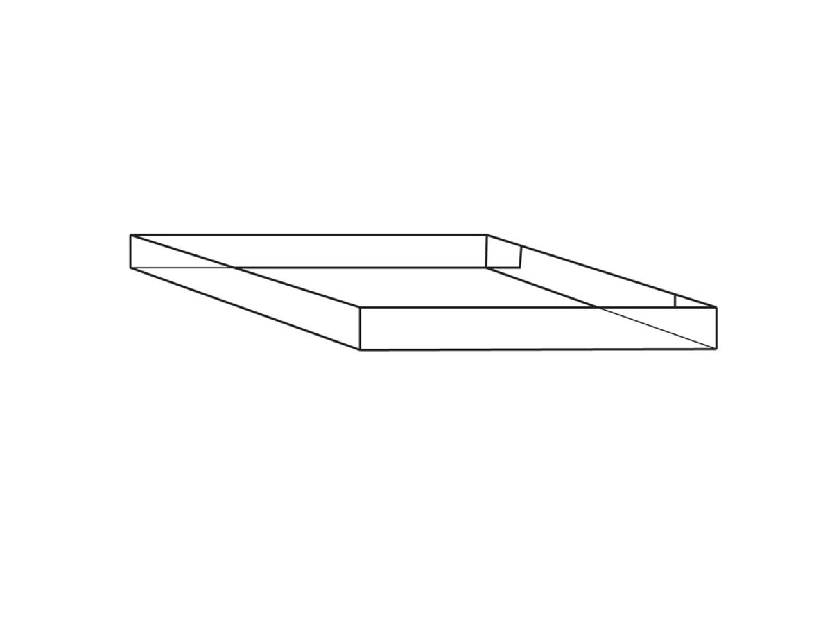 Containerbund/top 800x600x100mm 4mm