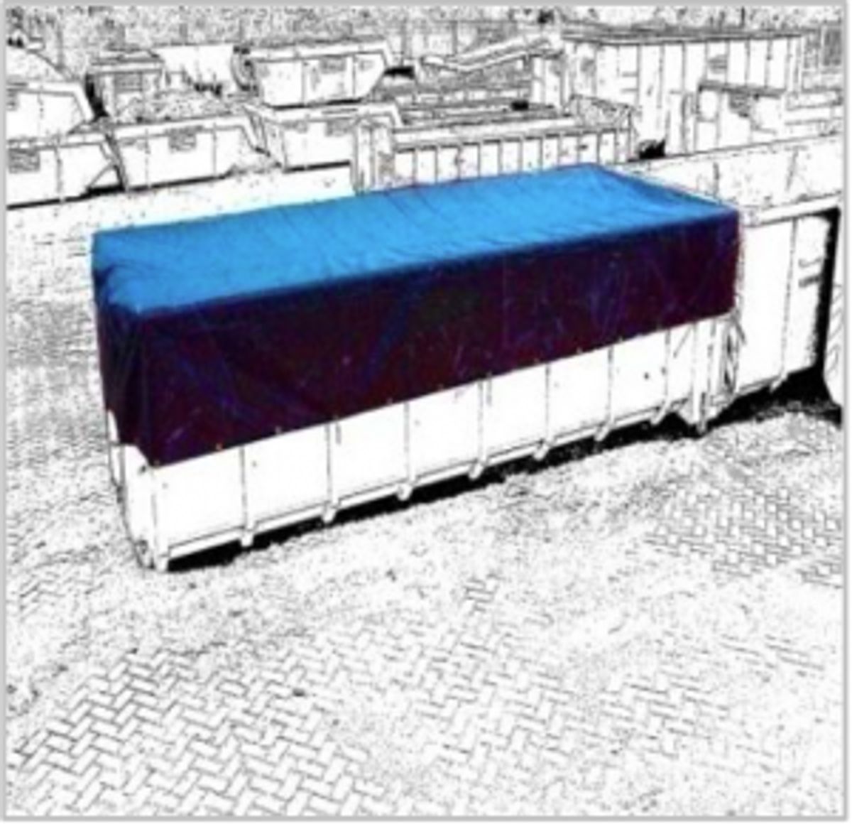 Containernet 3,5x7m - Tæt Masket