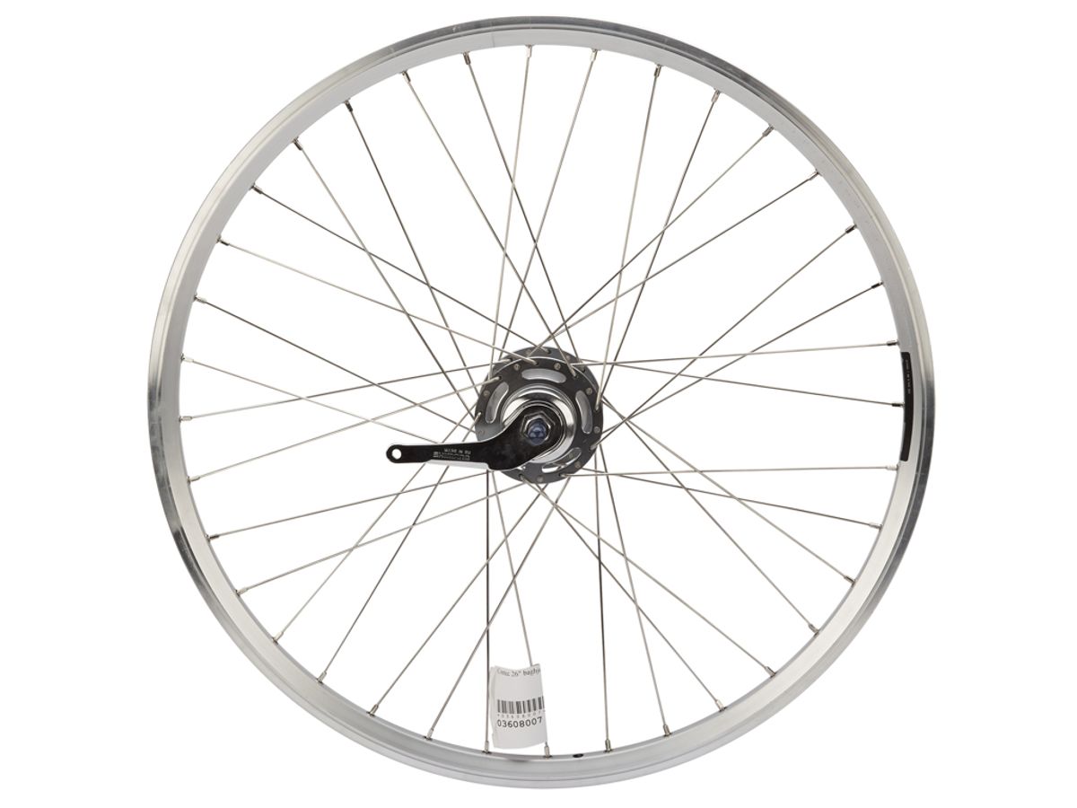 Contec 26" baghjul - Classic Z19 fælg - 19-559 - Shimano Nexus 7 gear - Fodbremse - Sølv