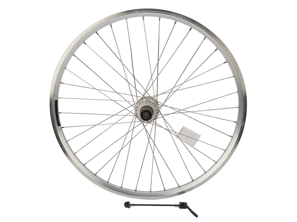 Contec 26" MTB baghjul - Classic Z19 fælg - 19-559 - Kassette 8, 9 speed - QR - Sølv