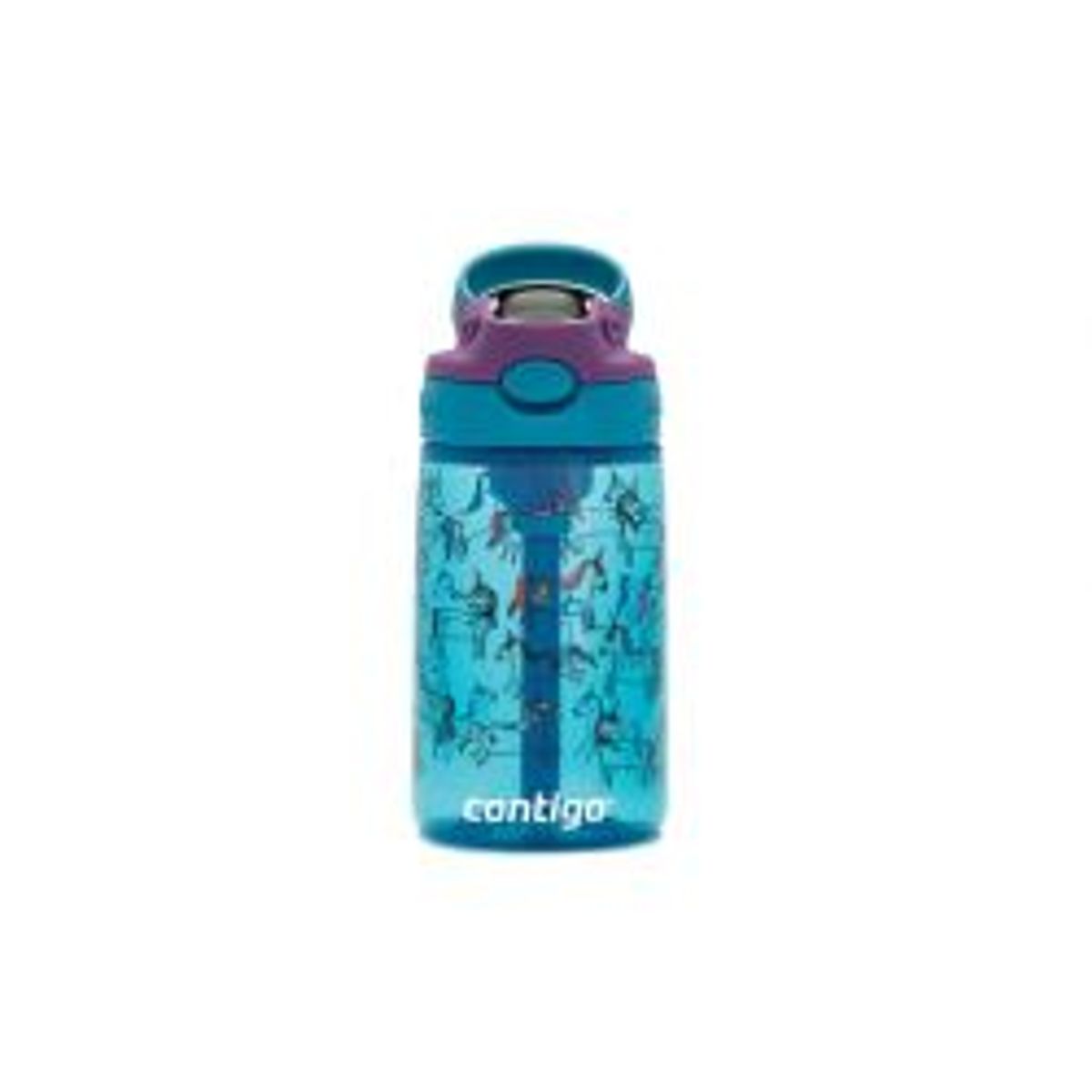 Contigo Easy Clean Unicorns, 420ml - AUTOSPOUT - Drikkeflaske