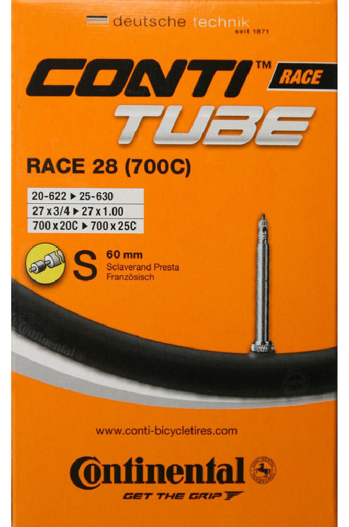 Continental conti tube race 28 (700C) 60mm