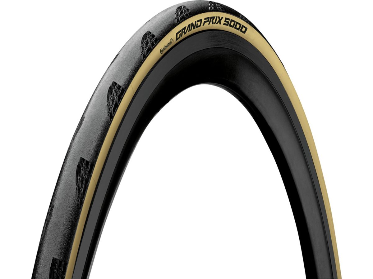 Continental Grand Prix 5000 - Foldedæk Road - 700x28c (28-622) - Sort/Cream